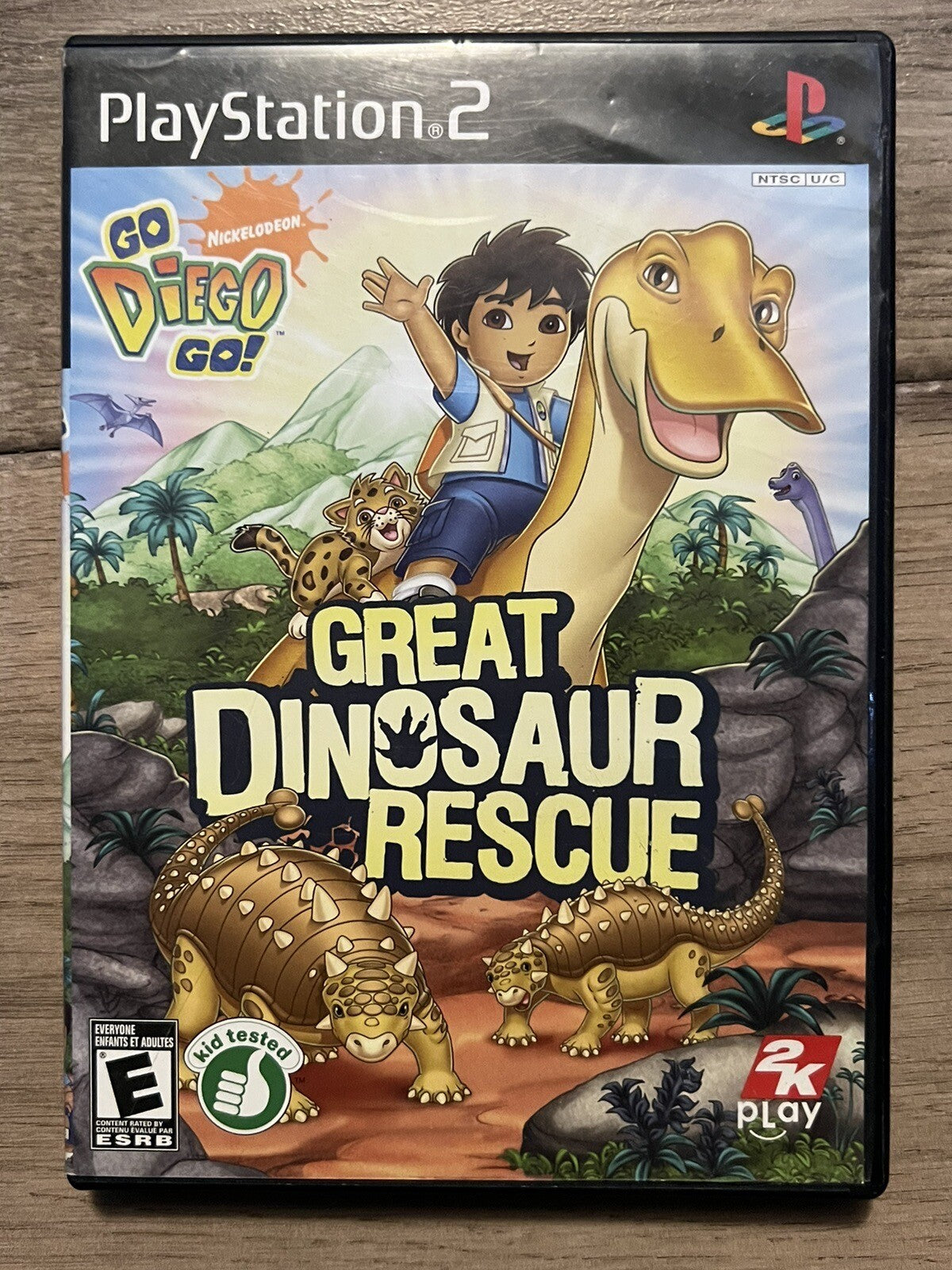 Go, Diego, Go Great Dinosaur Rescue (Sony PlayStation 2, 2008) CIB