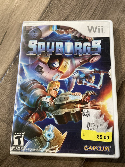 Spyborgs (Nintendo Wii, 2009) CIB COMPLETE