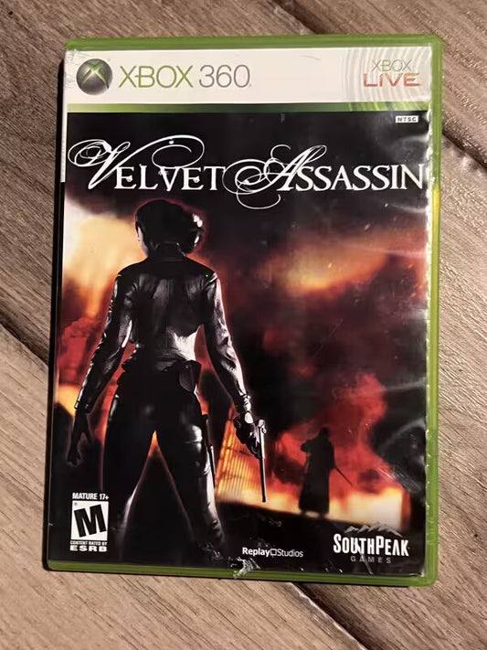 Velvet Assassin (Microsoft Xbox 360, 2009) CIB