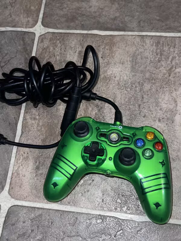 Xbox 360 Power A Mini Liquid Metal Controller Green