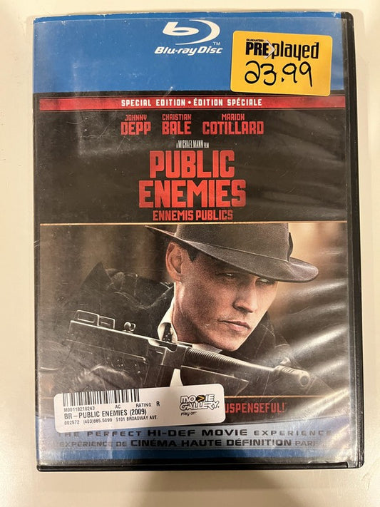 Public Enemies (Blu-ray, 2009) CIB
