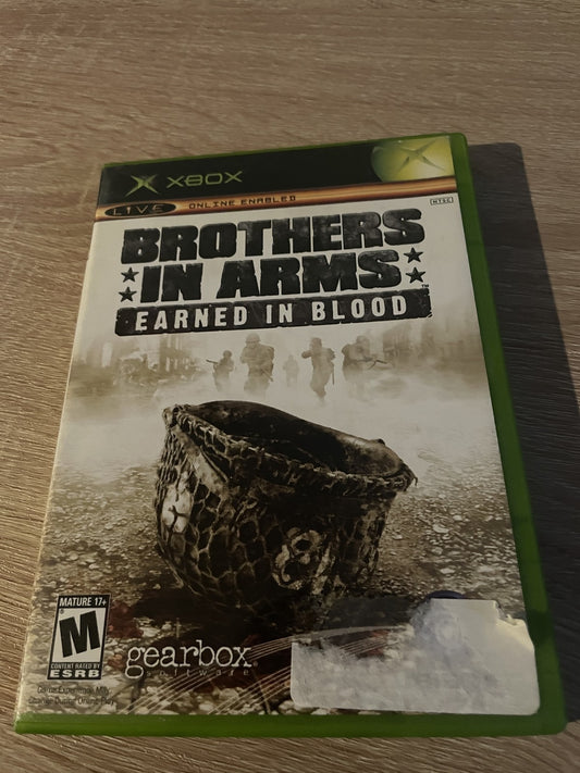 Brothers in Arms Earned in Blood (Microsoft Xbox, 2005) CIB COMPLETE