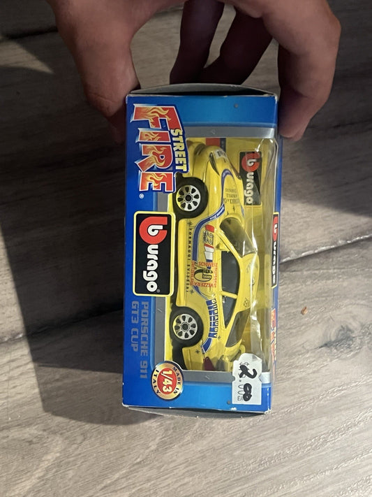 I116285 BURAGO 1/43 serie Street Fire - Porsche 911 GT3 Cup Box