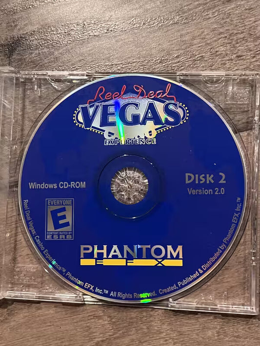Reel Deal Vegas Casino Experience Disk 2 (PC CD ROM) DISC 2 ONLY