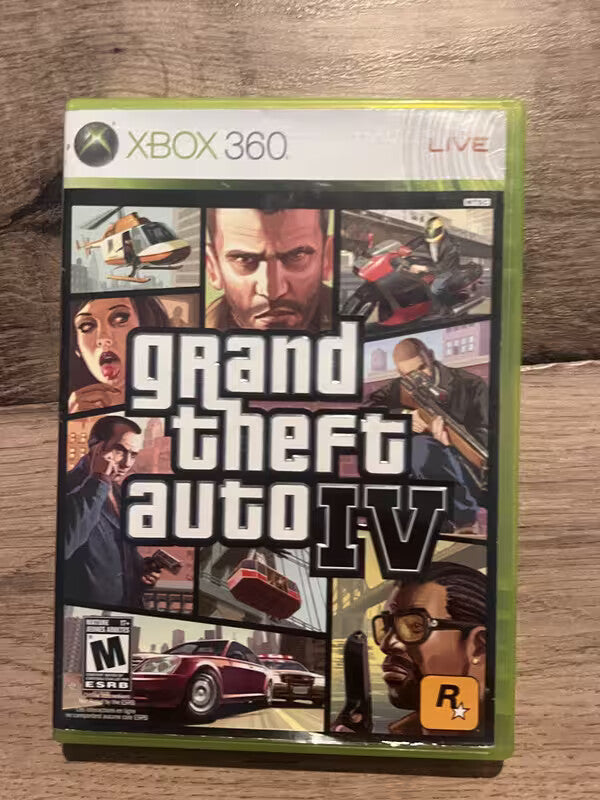 Grand Theft Auto IV (Microsoft Xbox 360, 2008) NO MANUAL