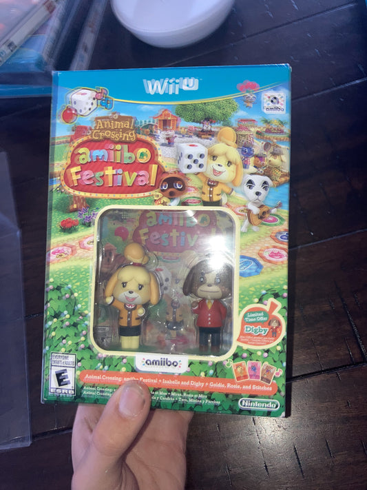 Animal Crossing Amiibo Festival (Nintendo Wii U, 2015) NEW SEALED BIG BOX