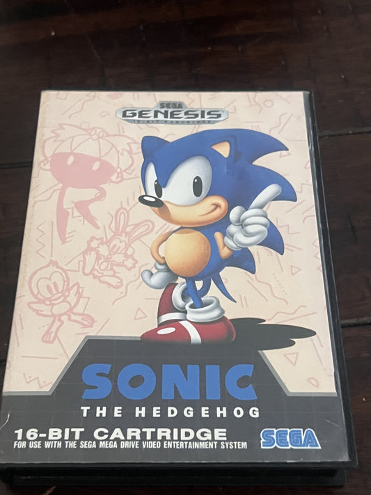 Sonic the Hedgehog (Sega Genesis, 1991) NO MANUAL