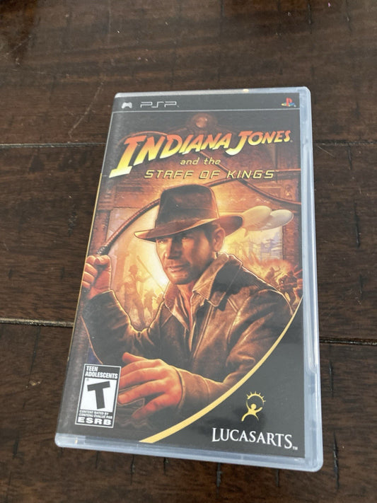 Indiana Jones and the Staff of Kings (Sony PSP Playstation, 2009) CIB COMPLETE