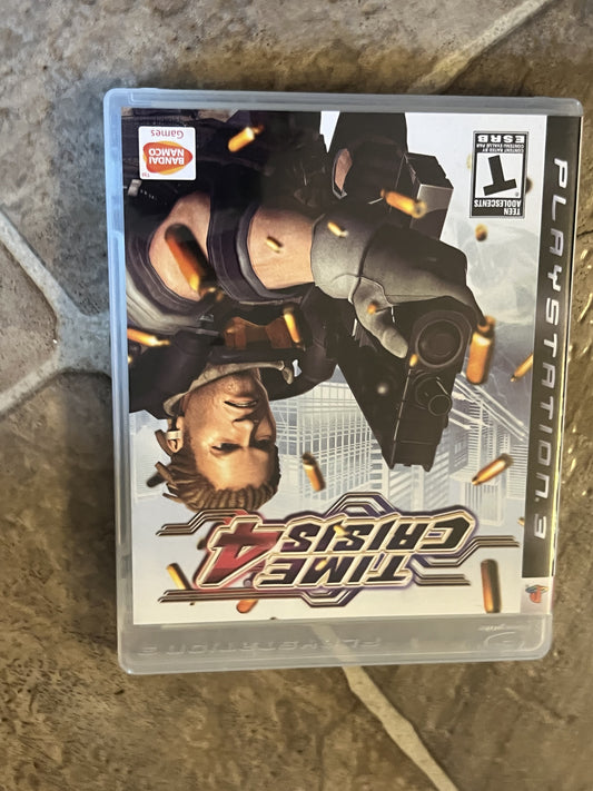 Time Crisis 4 (Sony Playstation 3 PS3, 2007) CIB COMPLETE