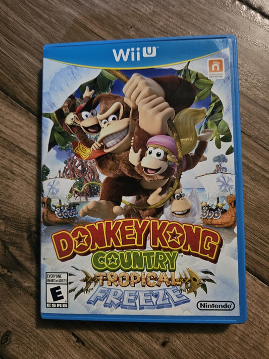 Donkey Kong Country: Tropical Freeze (Nintendo Wii U, 2014) CIB COMPLETE