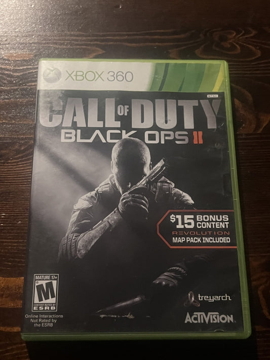 Call of Duty Black Ops II (Microsoft Xbox 360, 2012) CIB COMPLETE
