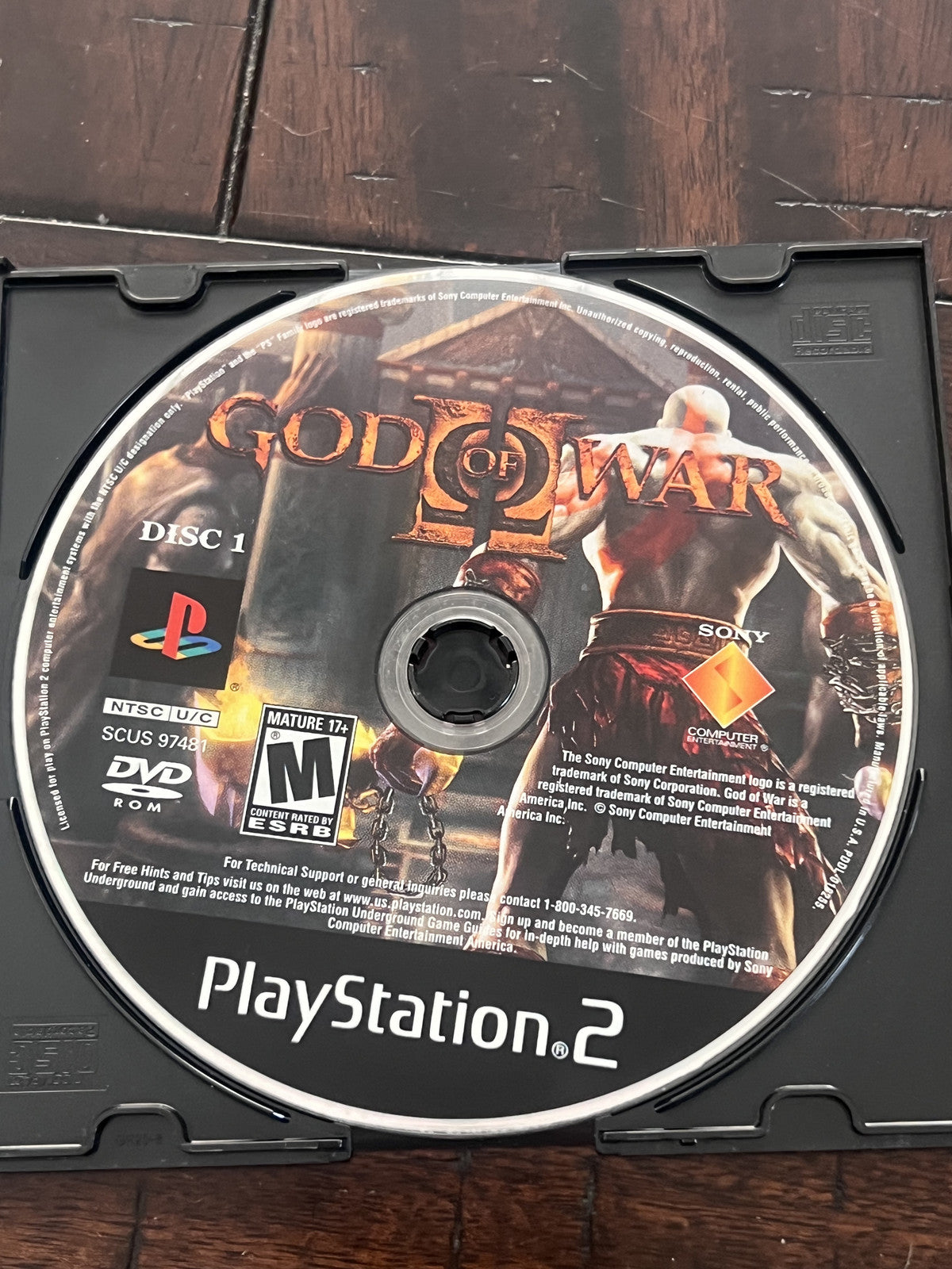 God of War (Sony Playstation 2 PS2, 2005) DISC ONLY