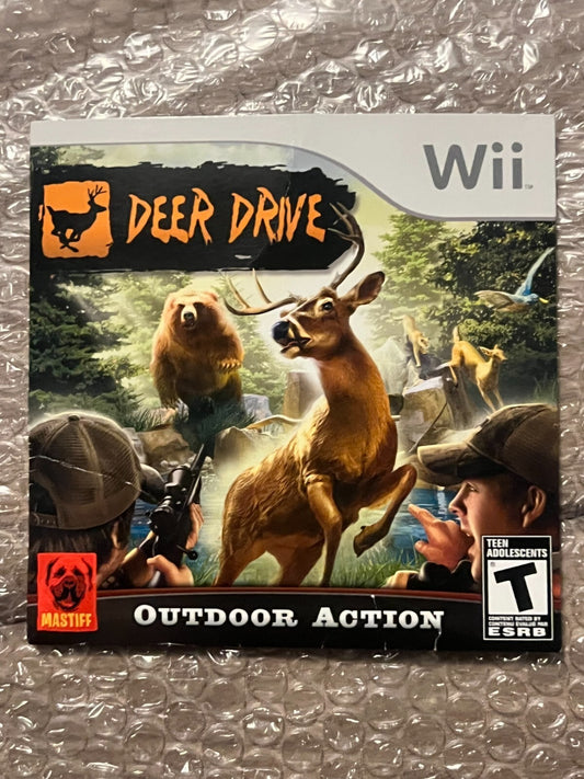 Deer Drive (Nintendo Wii, 2009) CIB IN SLIP COVER