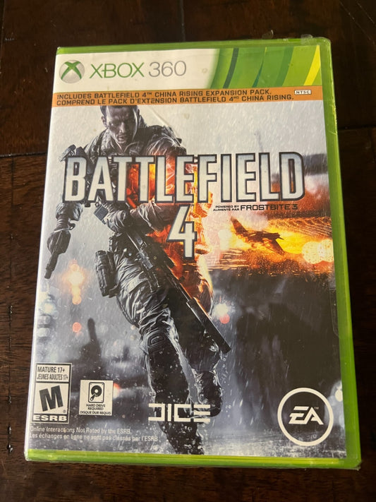 Battlefield 4 (Microsoft Xbox 360, 2013) NEW SEALED SOME RIPS