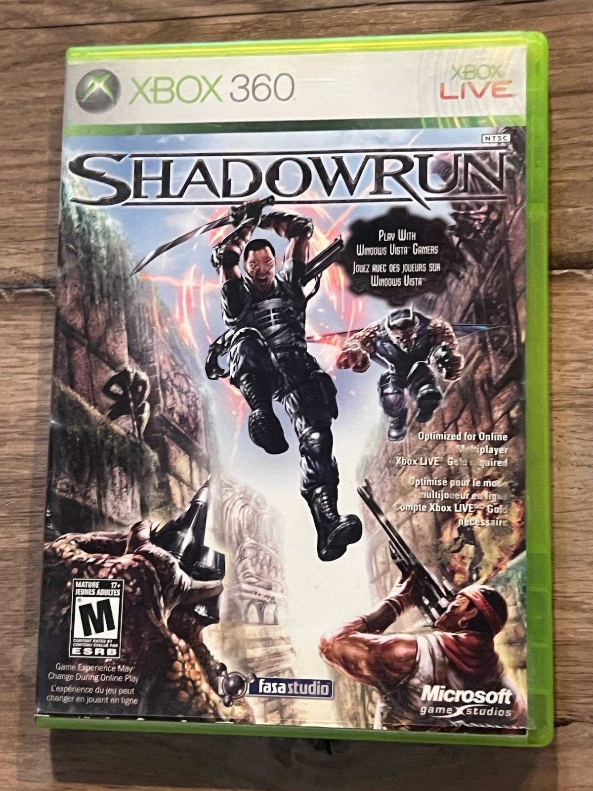 Shadowrun (Microsoft Xbox 360, 2007) CIB