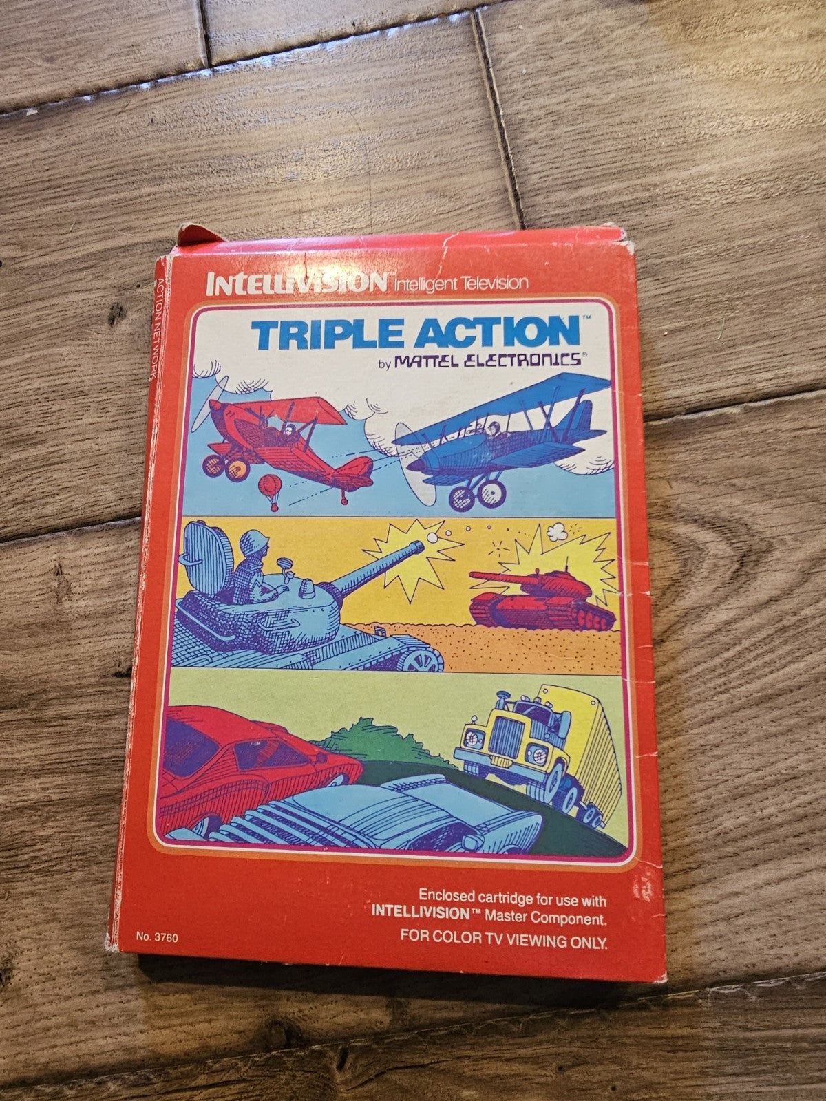 Triple Action (Intellivision, 1981) CIB COMPLETE