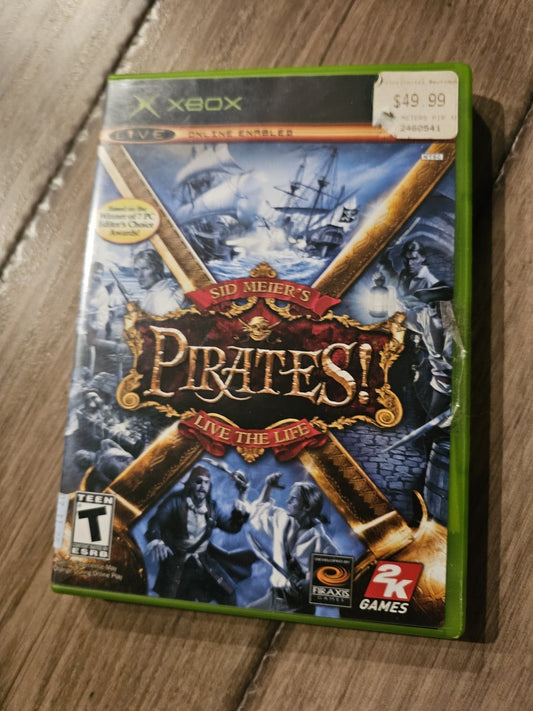 Sid Meiers Pirates Live the Life (Xbox, 2005) CIB COMPLETE