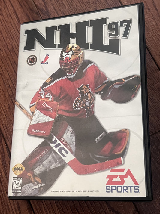 NHL 97 (Sega Genesis, 1996) NO MANUAL