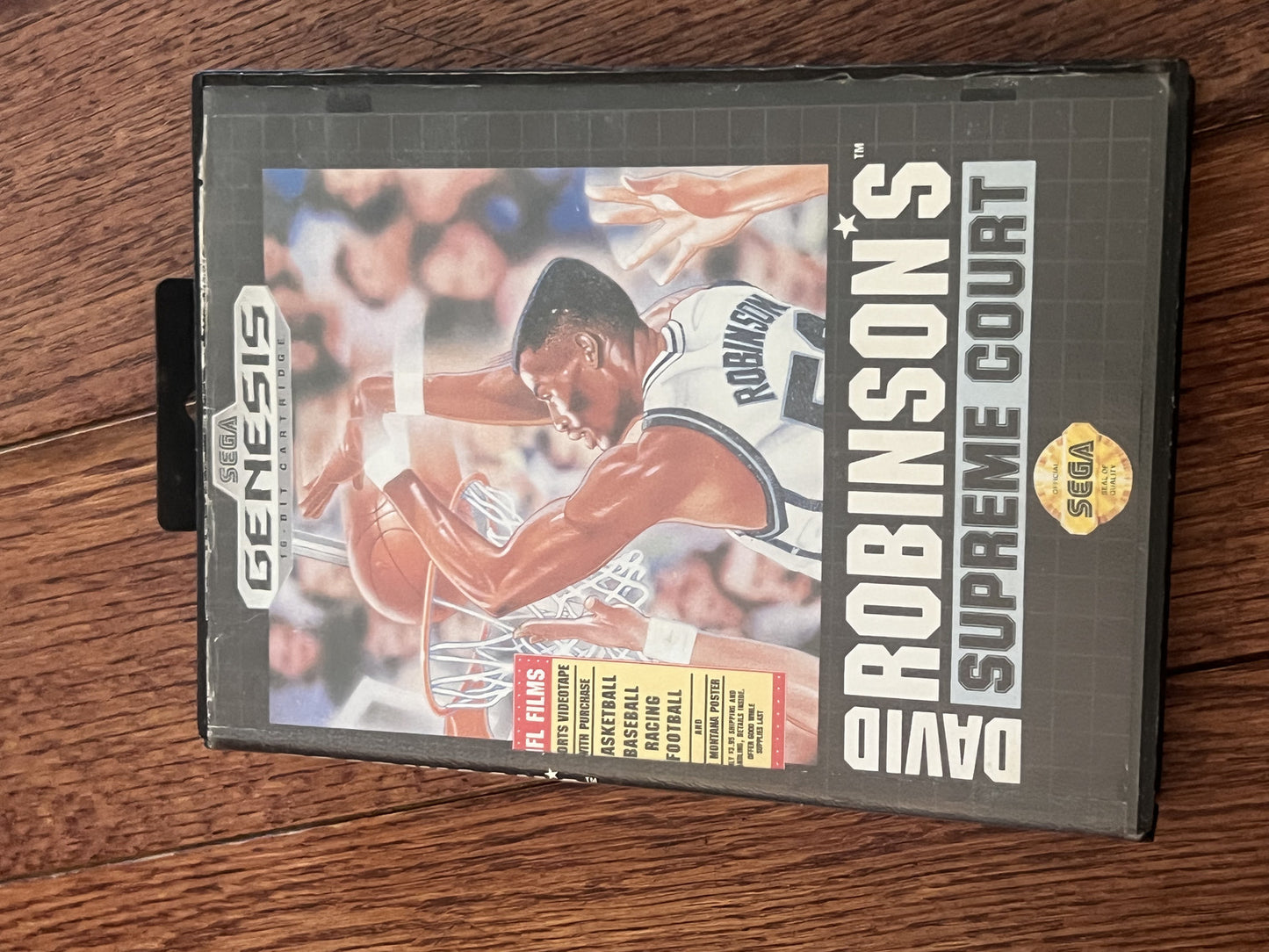 David Robinson's Supreme Court (Sega Genesis, 1992) NO MANUAL