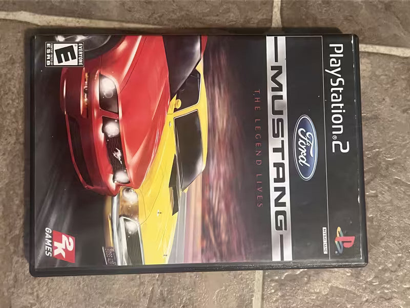 Ford Mustang: The Legend Lives (Sony Playstation 2 PS2, 2005) CIB COMPLETE