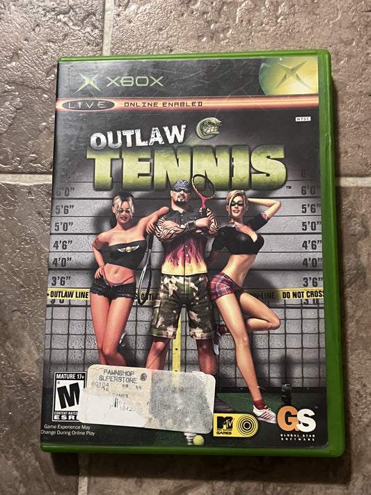 Outlaw Tennis (Microsoft Xbox, 2005) CIB COMPLETE