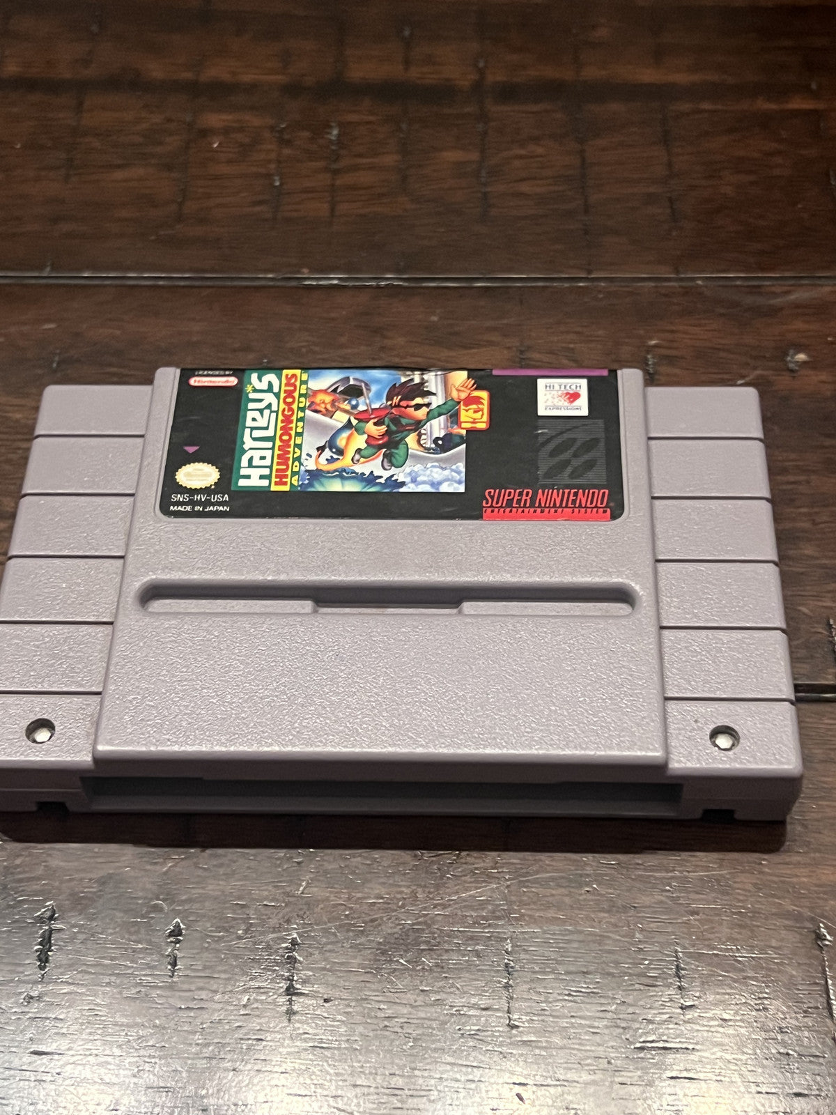 Harley's Humongous Adventure (Super Nintendo SNES, 1993) CART ONLY