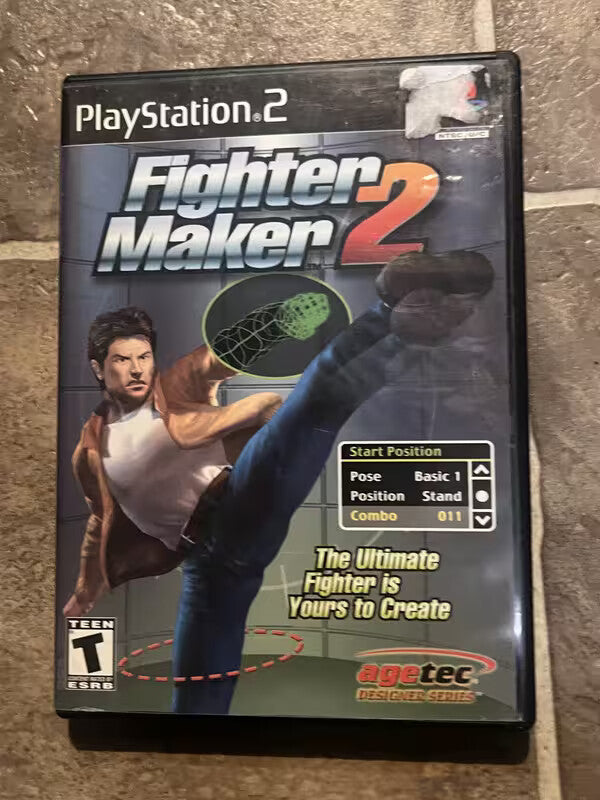 Fighter Maker 2 (Sony Playstation 2 PS2, 2002) CIB COMPLETE