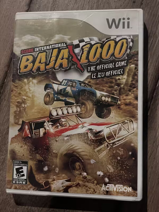 SCORE International Baja 1000 (Nintendo Wii, 2008) NO MANUAL