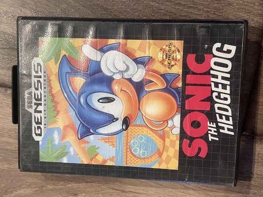 Sonic the Hedgehog (Sega Genesis, 1991) WITH BOX NO MANUAL