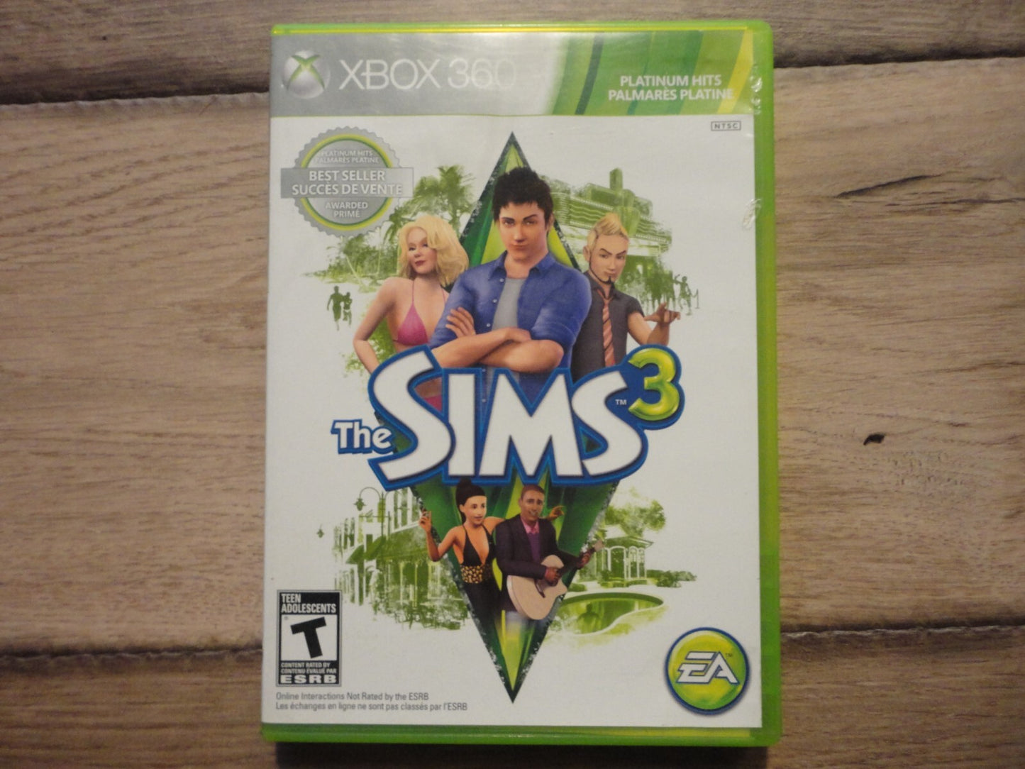 The Sims 3 {Platinum Hits} (Microsoft Xbox 360, 2010) CIB