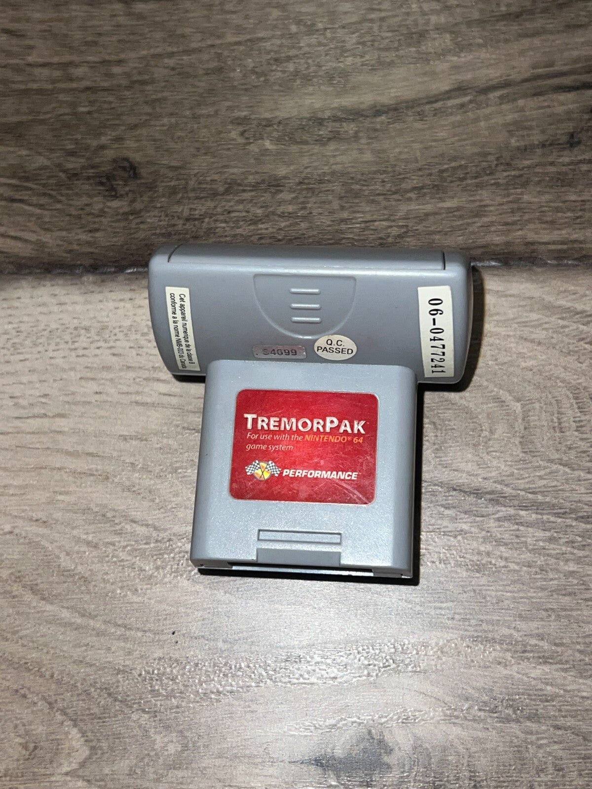 Nintendo 64 N64 Power Tremor Pak by Performance w/ Battery Cover