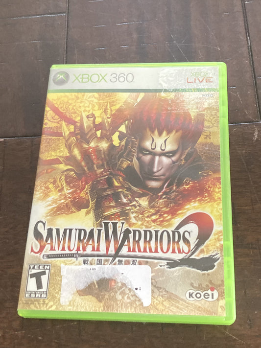 Samurai Warriors 2 (Microsoft Xbox 360, 2006) NO MANUAL