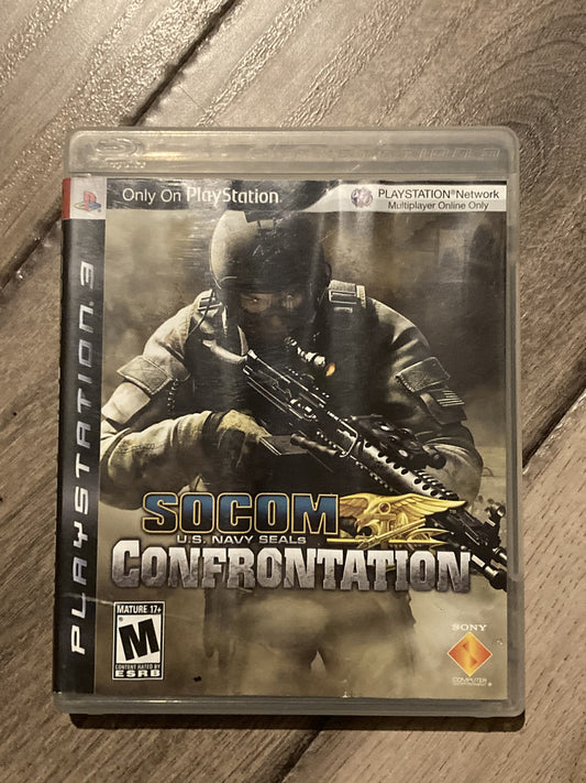 SOCOM Confrontation (Sony Playstation 3 PS3, 2008) CIB COMPLETE