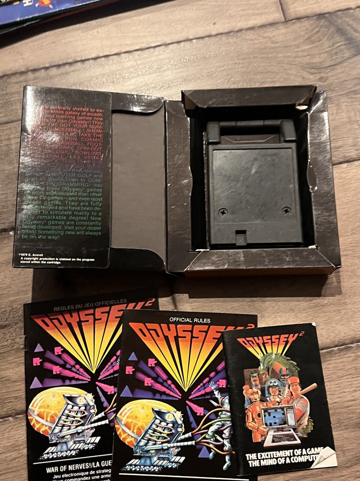 War of Nerves (Magnavox Odyssey 2, 1978) CIB COMPLETE CART HAS NO LABEL