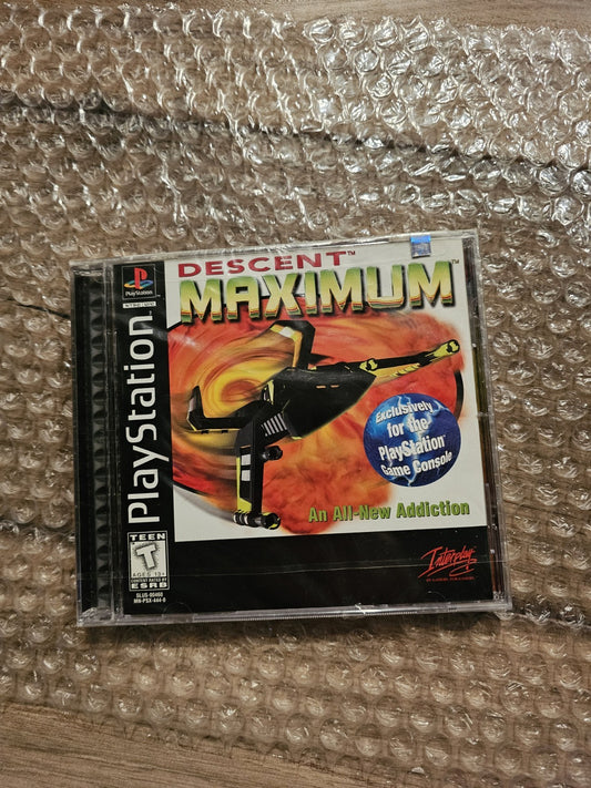 Descent Maximum (Sony Playstation 1 PS1, 1997) NEW SEALED
