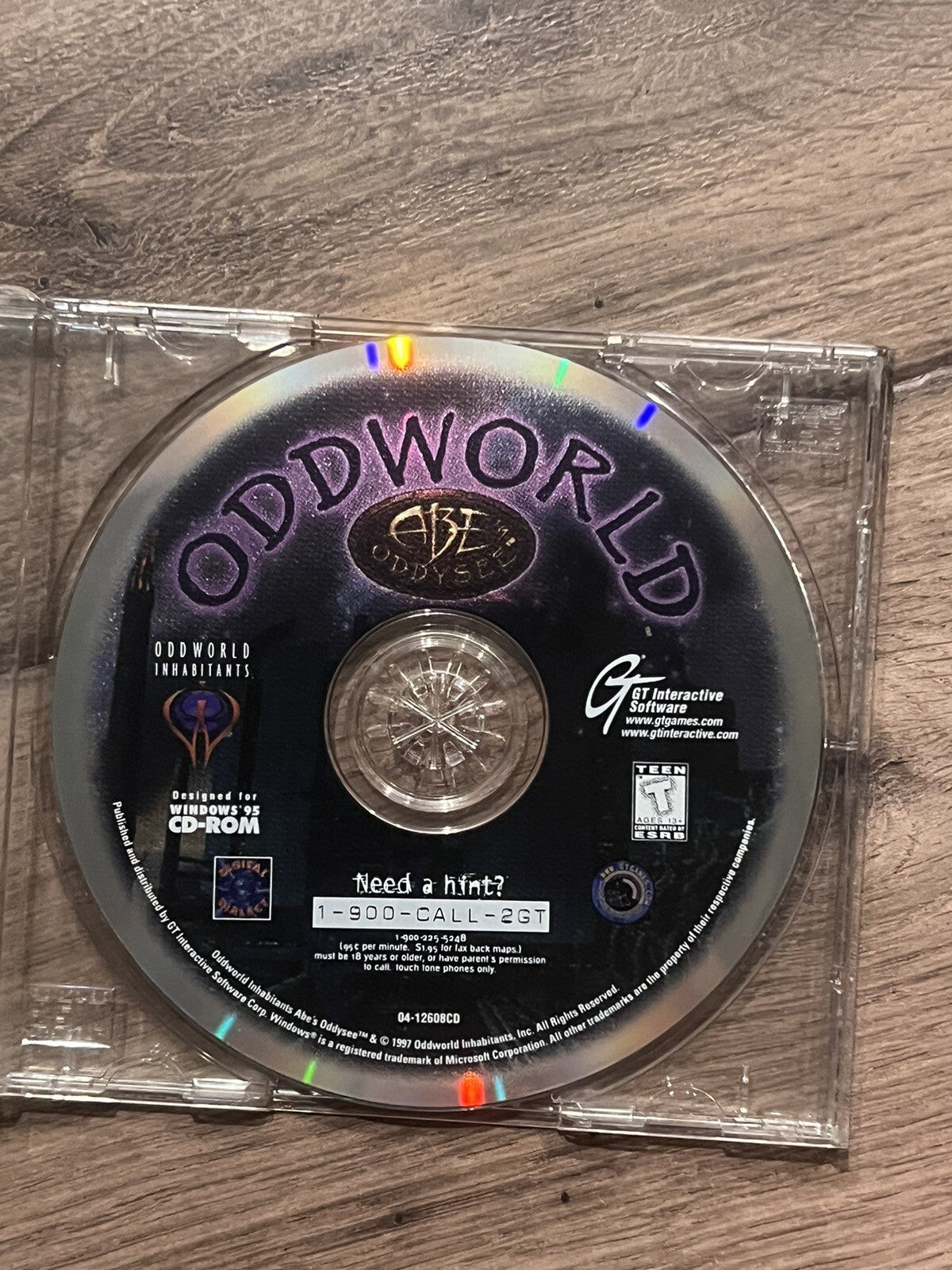 Oddworld Abe's Oddysee (PC CD-ROM, 1997) DISC ONLY
