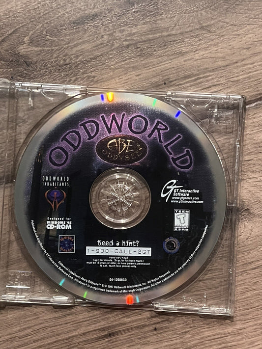 Oddworld Abe's Oddysee (PC CD-ROM, 1997) DISC ONLY