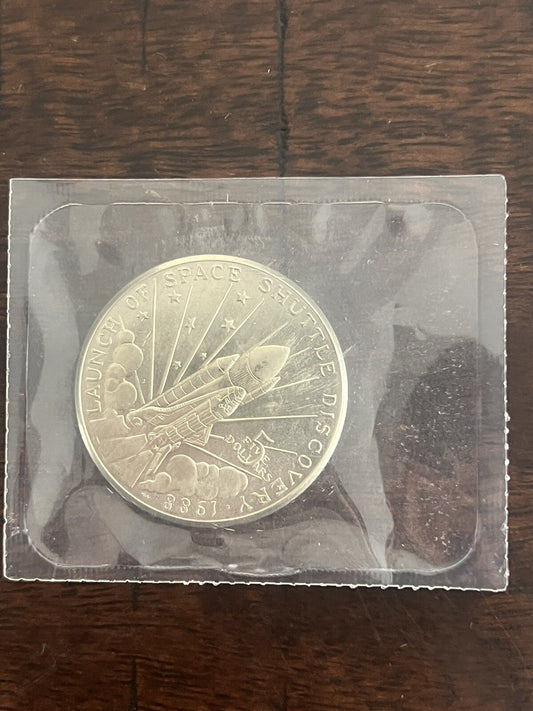 Marshall Islands 1988 $5 Launch of Space Shuttle Discovery NO FOLDER