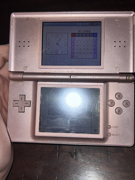 Nintendo DS Lite System Portable Gaming Console POWER SWITCH HARDLY WORKS
