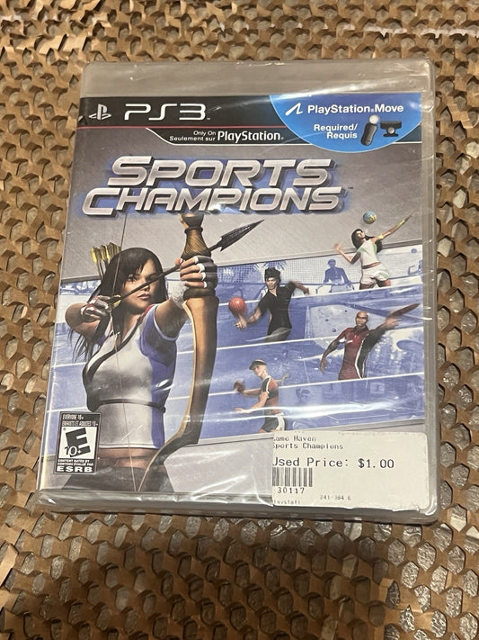 Sports Champions (Sony PlayStation 3, 2010) NEW SEALED