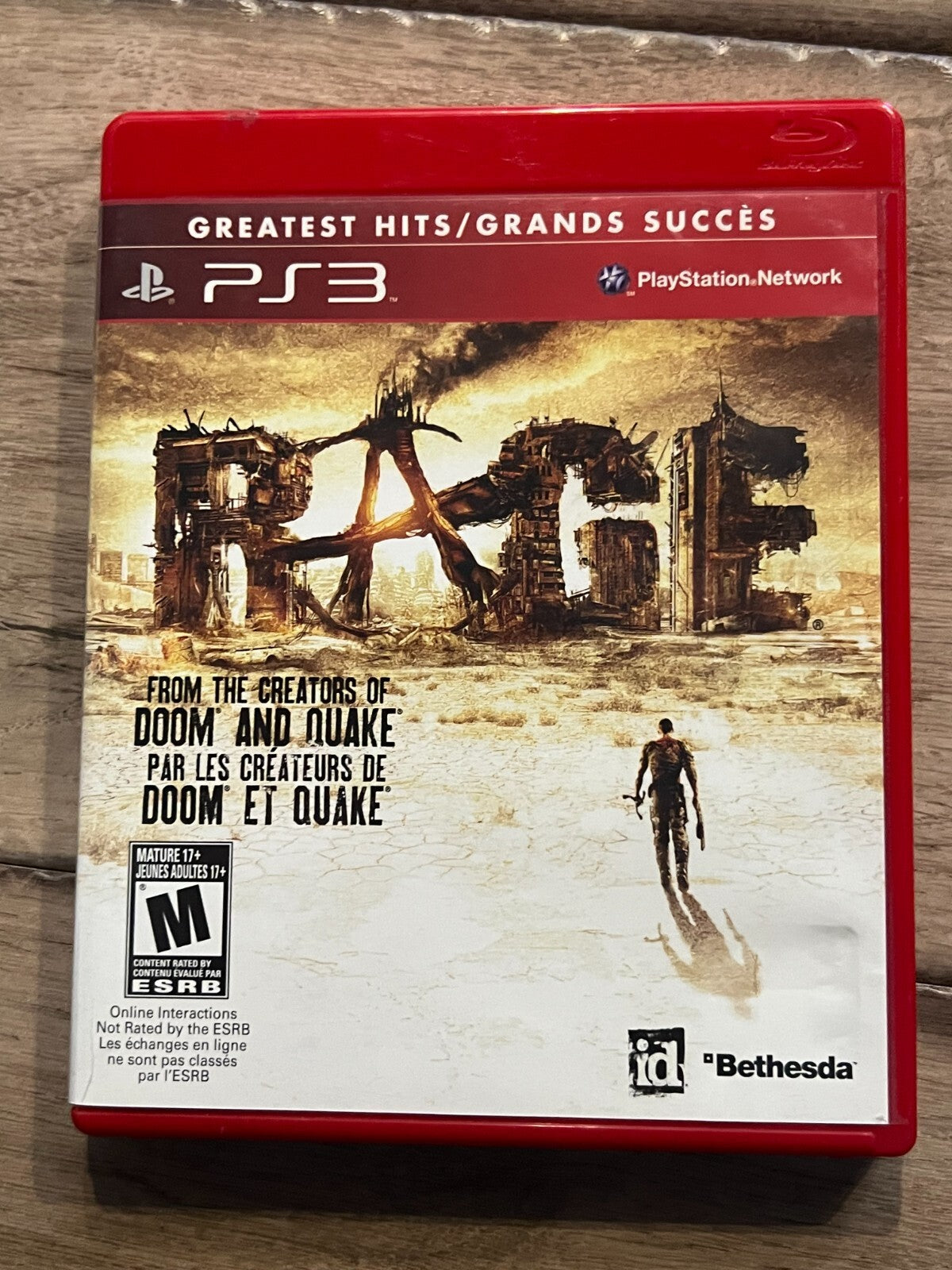 Rage: Greatest Hits (Sony PlayStation 3, 2011) CIB
