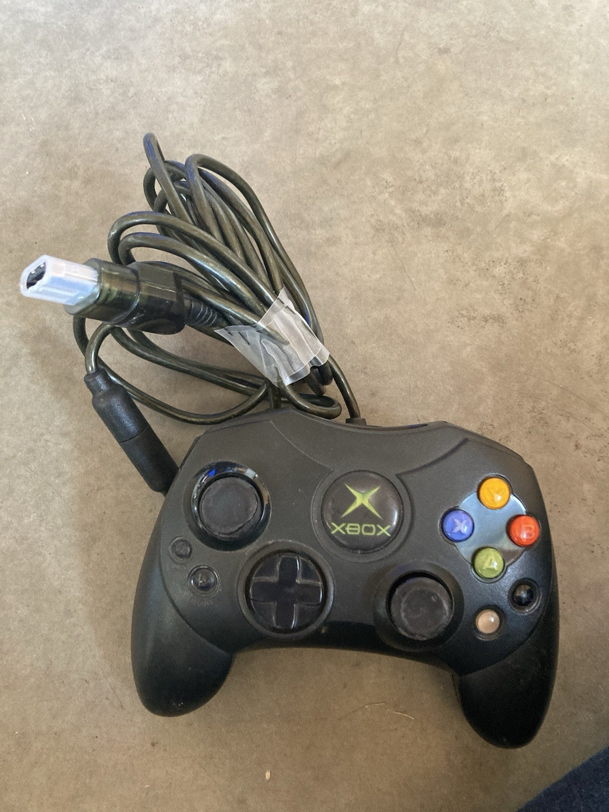 Original OEM Microsoft Xbox Controller S Black X08-69873