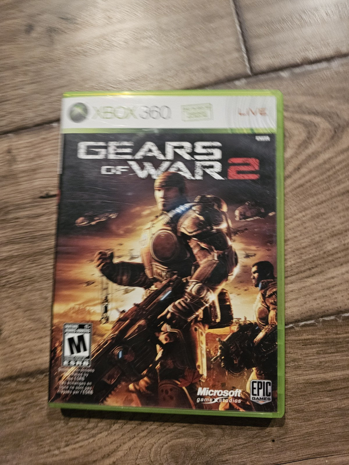 Gears of War 2 (Microsoft Xbox 360, 2008) NO MANUAL