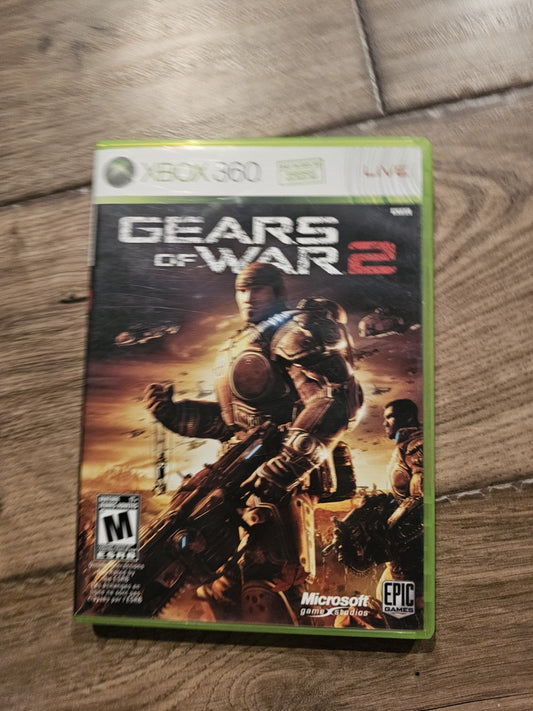Gears of War 2 (Microsoft Xbox 360, 2008) NO MANUAL