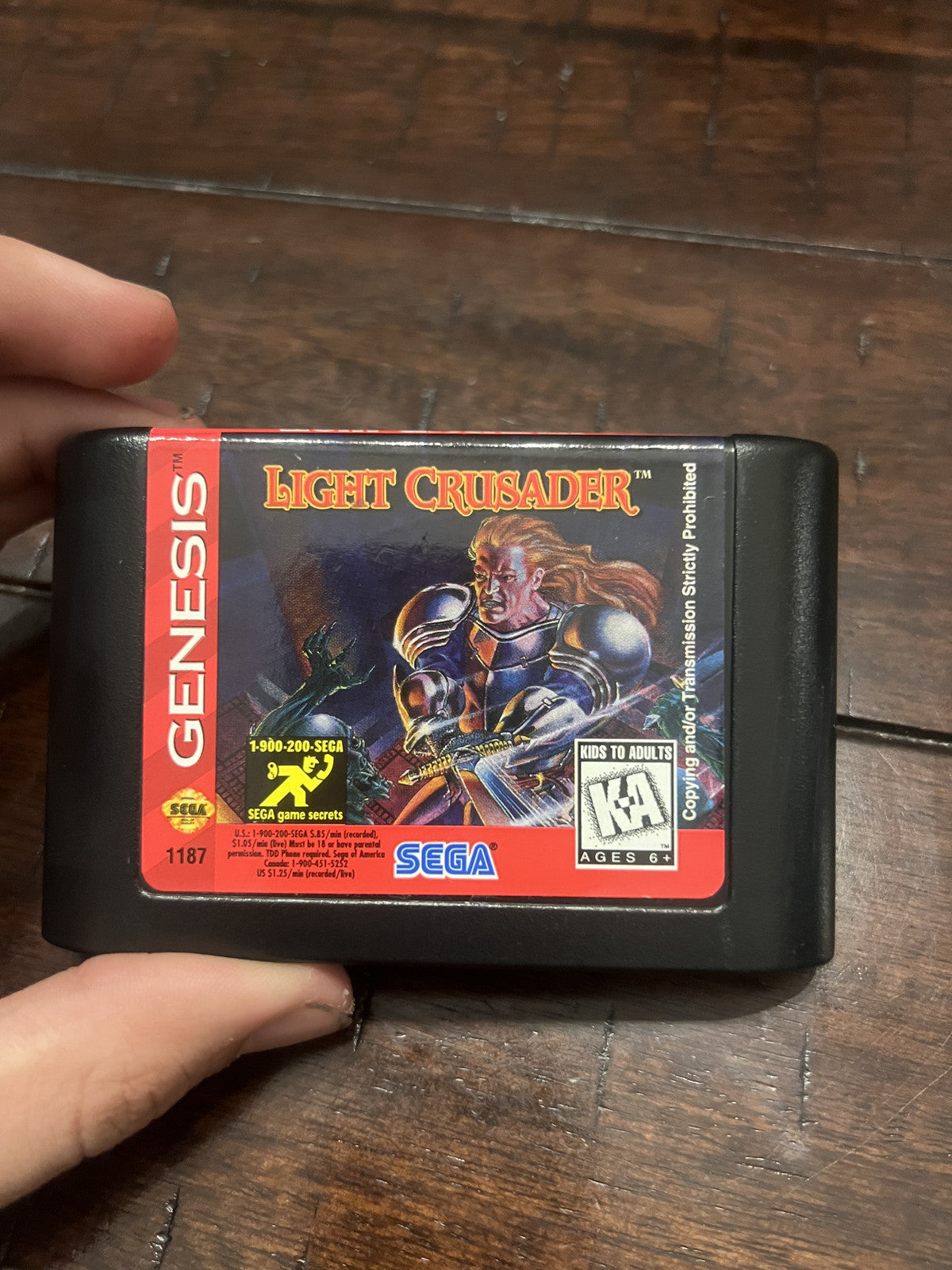 Light Crusader (Sega Genesis, 1995) CART ONLY