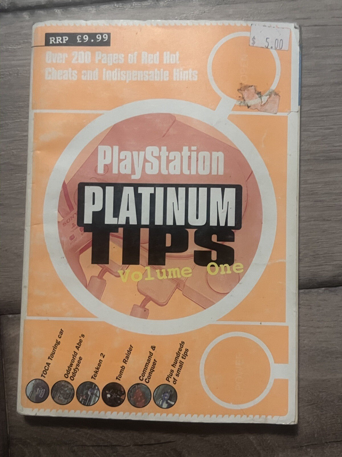 Playstation 1 PS1 Platinum Tips Volume One Walk-Through Guidebook