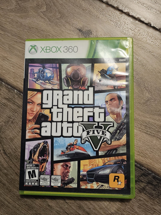 Grand Theft Auto V (Microsoft Xbox 360, 2013) CIB COMPLETE