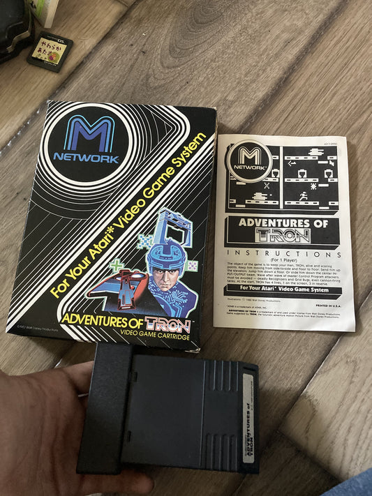 Adventures of Tron (Atari 2600, 1982) CIB COMPLETE