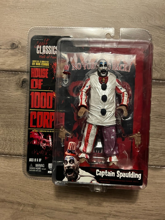NECA Captain Spaulding House of 1000 Corpses Figure 2008 Cult Classic Figure