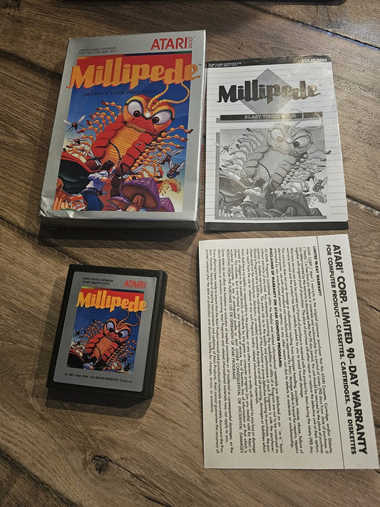 Millipede (Atari 2600, 1984) CIB COMPLETE